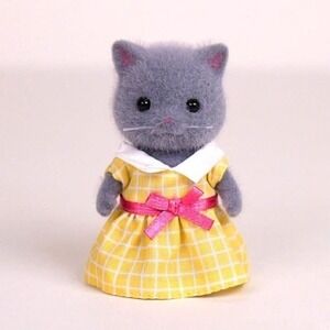 Calico Critters Sylvanian Families Persian Cat Sister -‎ Miniature Animal Doll
